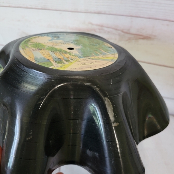Vintage record bowl Rod Stewart black - Picture 7 of 9
